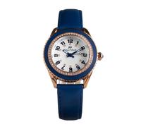 Folli Follie Blue Leather Dress Watch