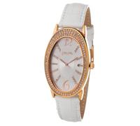 Folli Follie White Leather Dress Watch