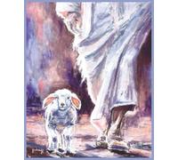 "Follow Me" Composition Notebook & Journal: John 10:27-28 Bible Verse on Back Cover - by BraggAboutStuff