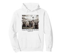 Follow The Word Not The Herd Christian Bible Verse Scripture Felpa con Cappuccio