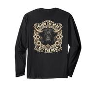 Follow The Word Not The Herd Christian Bible Verse Scripture Maglia a Manica