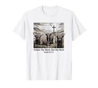 Follow The Word Not The Herd Christian Bible Verse Scripture Maglietta