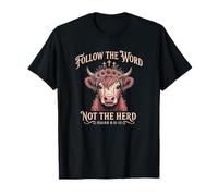 Follow The Word Not The Herd Christian Bible Verse Scripture Maglietta