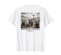 Follow The Word Not The Herd Christian Bible Verse Scripture Maglietta