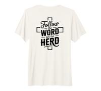 Follow The Word Not The Herd Christian Bible Verse Scripture Maglietta Premium