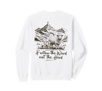 Follow The Word Not The Herd Christian Bible Verse Sheep Felpa