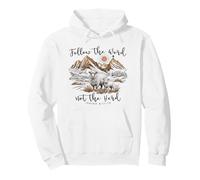 Follow The Word Not The Herd Christian Bible Verse Sheep Felpa con Cappuccio