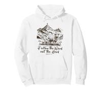 Follow The Word Not The Herd Christian Bible Verse Sheep Felpa con Cappuccio