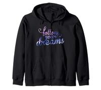Follow Your Dreams - Maglietta da donna Felpa con Cappuccio