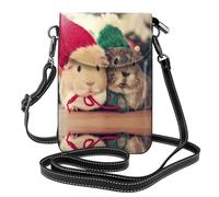 Follow Your Dreams - Piccola borsa a tracolla con stampa bradipo - Borsa a tracolla con tracolla regolabile, perfetta per la vita quotidiana, uso esterno, Graziosi porcellini d'India., Taglia unica