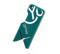 FOLMO YuCase B+ - Custodia per il tuo Yubikey - con anello portachiavi con possibilità di scrivere - Protezione per il tuo Yubikey - Made in Swiss (verde scuro)