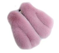 FOLOBE Bambino e Donne Faux Pelliccia Cappotto Giletcoat Inverno Caldo Gilet Bambini Imitate Pelliccia Outwear Short Slim Vest