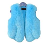 FOLOBE Bambino e Donne Faux Pelliccia Cappotto Giletcoat Inverno Caldo Gilet Bambini Imitate Pelliccia Outwear Short Slim Vest