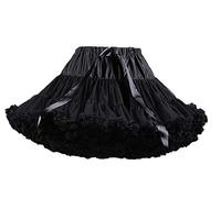 FOLOBE Tutu Costume Donna Balletto Danza a più Strati Gonna a Pieghe Adulto Lussuoso soffice Chiffon Petticoat Tulle Tutu Gonna