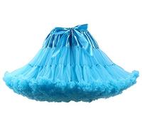 FOLOBE Tutu Costume Donna Balletto Danza a più Strati Gonna a Pieghe Adulto Lussuoso soffice Chiffon Petticoat Tulle Tutu Gonna