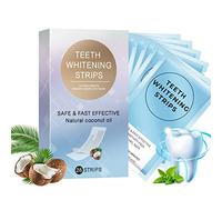 Folocone Strisce Sbiancanti Denti, 28 Sbiancante Denti Comodo per l'uso in Viaggio a Casa, Sicure per Denti Sensibili e Protezione Dello Smalto dei Denti, Rimuove Efficacemente le Macchie