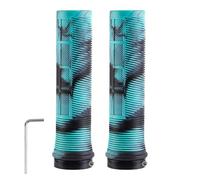 FOLODA 1 paio di manopole per manubrio della bicicletta, con anelli singoli, per migliorare la guida per gli appassionati di ciclismo in lega di alluminio