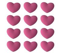 FOLODA 12pcs Silicone Racchetta Ammortizzatore Assorbitore Racchetta Smorzatori Dampener Vibrazioni Da Tennis A Forma di Cuore Stringa Dampener Professionale Racchetta Dampener