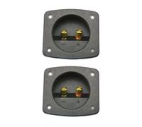FOLODA 2 pz Home Car Stereo Connettori a tazza a vite Tappi Subwoofer 2 Vie Altoparlanti Box Terminali Binding Post Incasso Altoparlanti Box Attrezzature Studio