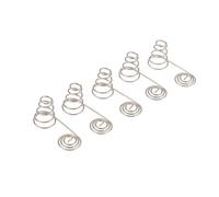 FOLODA 5PCS Antiruggine 2A Batteria Coil Spring Piastra Molle elicoidali per Stabile Potenza Uscita Molla Riempita Contatti Batteria