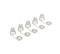 FOLODA 5PCS Antiruggine 2A Batteria Coil Spring Piastra Molle elicoidali per Stabile Potenza Uscita Molla Riempita Contatti Batteria