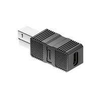 FOLODA Adattatore per stampante USB B USB3.0 Tipo C a B Porta Quadrata Collegamento Convertitore Hard Disk Enclosure Copier Adattatore di trasferimento USB A a B Connettore