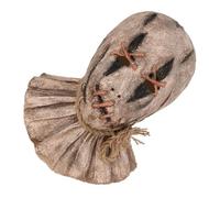 FOLODA Copertura per la testa della scena di evento Halloween Horror | Texture in iuta invecchiata, aperture per la bocca degli occhi, outfit per feste fotografiche