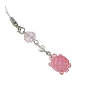 FOLODA Portachiavi colorato a forma di tartarughe, materiali in resina robusta, stile grazioso, unisex, accessorio per zaino, H, Taglia unica