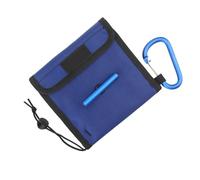 FOLODA Resistente all'usura Lenze da pesca Pacchetti Lenze da pesca a mosca Leader Portafogli Custodia con 10 tasche trasparenti Tippet Borsa portaoggetti conica Leader Storage Bag Fishing Gear
