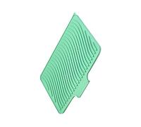 FOLODA Scolapiatti in silicone per alimenti, 30,5 x 40,5 cm, verde
