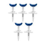 FOLODA Set da golf in nylon con linee guida, confezione da 5 tee per secchiello e configurazione costante della palla, uso per golfisti per esercitarsi e per uso con coppa larga o golf