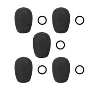 FOLODA Set di coperture per microfono di comunicazione cabina di guida con | Accessorio di ricambio per parabrezza, con fermo in silicone per microfoni auricolari e per la cura quotidiana