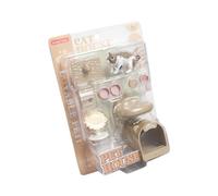 FOLODA Set di espositori con angolo per animali domestici e pezzi di scena | Figura realistica e angolo per animali domestici per scene da tavolo e styling da collezione