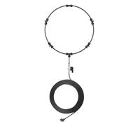 FOLODA Ventola di raffreddamento con 5 ugelli antinebbia in ottone e tubo da 5 m per patio, giardino, cortile, umidificatore