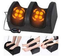 Folovn Massaggiatore Per Piedi E Vitelli Calore, Shiatsu Macchina Massaggiatore Per Piedi Per Impastare Elettrico Per Fascite Plantare, Sollievo Dal Dolore, Promuove La Circolazione Sanguinea,