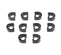 Folpus 10 Pezzi C-Clips Blocca Cavi Fermo Plastica Gancio per Guida Cavo Adatti a Telaio Bicicletta Forcella Uso Strada Montagna Pieghevole