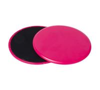 Folpus 2 Dischi scorrevoli, Slider per Il Core, Attrezzatura da Regalo per l'allenamento, Cuscinetti scorrevoli Portatili per l'equilibrio dei Piedi, Rosa Rossa