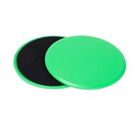 Folpus 2 Dischi scorrevoli, Slider per Il Core, Attrezzatura da Regalo per l'allenamento, Cuscinetti scorrevoli Portatili per l'equilibrio dei Piedi, Verde