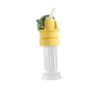 Folpus 2 in 1 Tappo per cannuccia per borraccia Tappo per cannuccia per borraccia Tappo per cannuccia antipolvere anti-rovesciamento Adattatore per auto, Verde