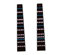Folpus 2 Pezzi Adesivi Guida Dita Violino Etichette Note Tastiera Marcatori Accessori Pratica PVC Sottile Riutilizzabile Facile Uso Bambini Adulti Studio Ins, Style B