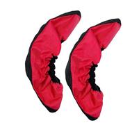 Folpus 2 Pezzi Copertura Pattini Ghiaccio Paralama Pattinaggio Protezione Nylon Antiruggine Accessori Adatta per Hockey Figure Skating Uomini Donne, Red L