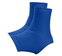 Folpus 2 Pezzi Copriscarpe per Tacchetti Protezioni per Calzature Fasce per Giovani Manicotti Da Hockey in Tessuto Traspirante per Piedi Freschi Adatto per U, Blu