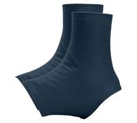 Folpus 2 Pezzi Copriscarpe per Tacchetti Protezioni per Calzature Fasce per Giovani Manicotti Da Hockey in Tessuto Traspirante per Piedi Freschi Adatto per U, Blu Navy