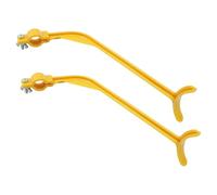 Folpus 2 Pezzi Golf Swing Braccio Postura Polso Cinghia Correttore Movimento in Pp per Esercizi di Golf Pratica Indoor E Outdoor Regalo, Giallo