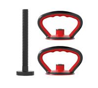Folpus 2 Pezzi Maniglia per Manubrio Regolabile Barra Pesi Portatile Accessorio per Bodybuilding Materiale PP Resistente Adatto per, 2 Manici per Kettlebell