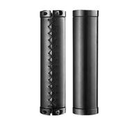 Folpus 2 Pezzi manopole per Manubrio da Mountain Bike, coperture per Manubrio da Ciclismo, pratiche manopole Antiscivolo per Bici da Corsa BMX all'aperto, Nero