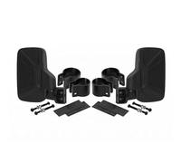 Folpus 2 Pezzi Specchietti Laterali UTV Specchio Retrovisore Veicolo Specchio Lato Auto Montaggio Regolabile in PP E Vetro per Roll .75in 2in Adatto per