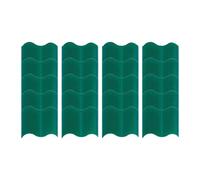 Folpus 20x Bordura per Giardino, Pratica Bordatura Ornamentale per, Cortile, barriera Protettiva per Piante, aiuola, Verde
