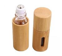 Folpus 2x 2x Roll On Contenitori per Olio Essenziale Bottiglia Pentola Sfere di Metallo Rotolanti Lisce Sfera a Rullo per Olio Essenziale