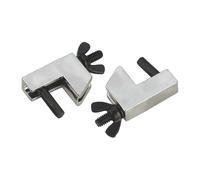 Folpus 2x pinze per tubi flessibili, morsetti per tubi flessibili, pinze in metallo per flessibili del gas, morsetti per freno per auto, per del carburante